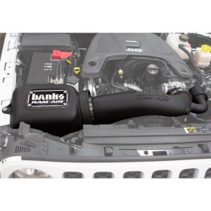 Jeep Wrangler Performance Air Intake - Banks Power - Ram-Air System + Big-Ass Dry Filter - `18-`25